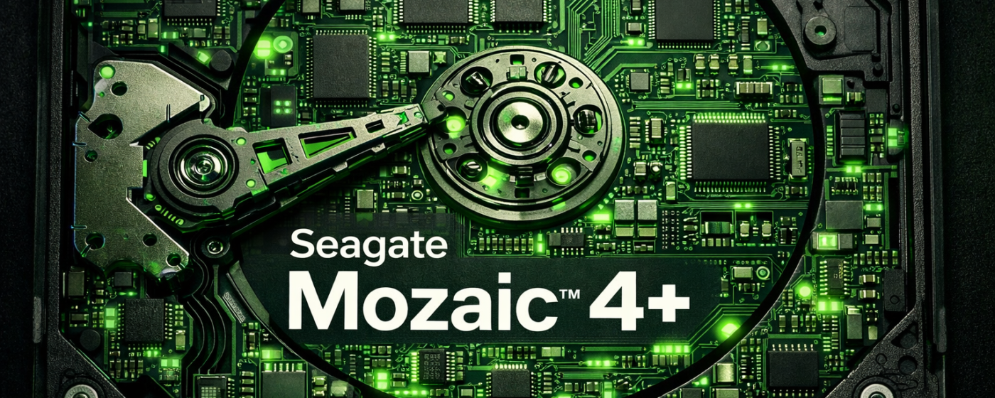 Dyski HDD Seagate Mozaic™ 4+ – czy klasyczna pamięć masowa wchodzi w nową erę?